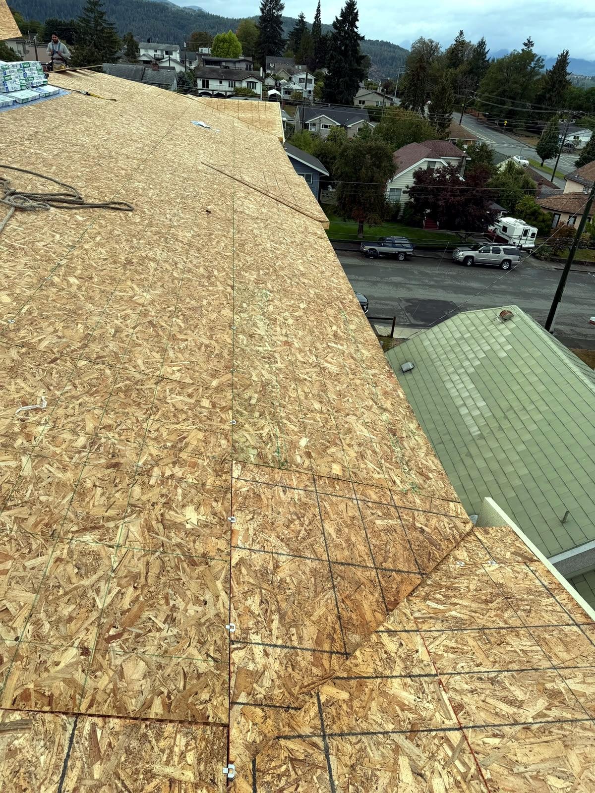 Residential re-roofing project completed by Eco Roofing Ltd crew